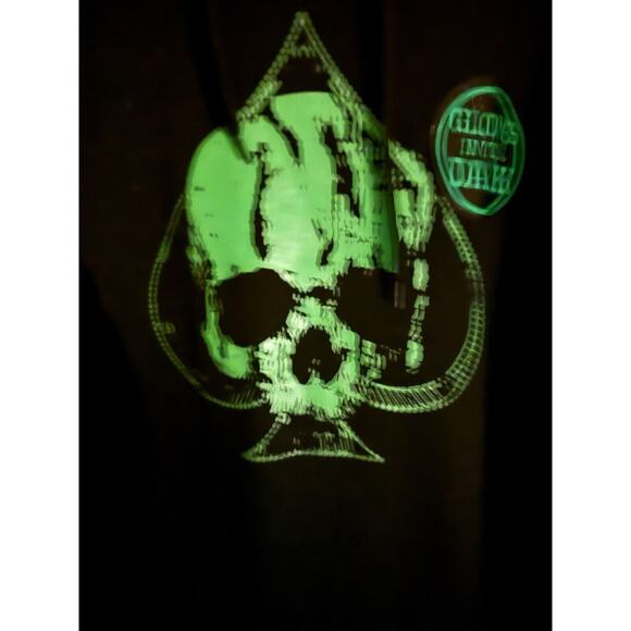 Buffalo Outdoors Workwear Skeleton Space Glow In Dark 3XL Hooded Sweatshirt NWT - Picture 7 of 9